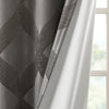 Abel Ogee Knitted Jacquard Total Blackout Curtain Panel by SunSmart ss430