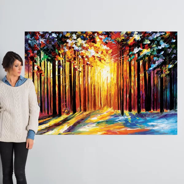 40" H x 60" W x 1.5" D Sun Of January by Leonid Afremov - Wrapped Canvas Gallery-Wrapped Canvas Giclée