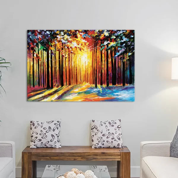 40" H x 60" W x 1.5" D Sun Of January by Leonid Afremov - Wrapped Canvas Gallery-Wrapped Canvas Giclée