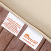Beige Sunbrella Textured Yellow Indoor/Outdoor Throw Pillow, (Set of 2) B125-DS322