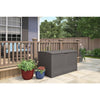 200 Gallons Gallon Water Resistant Resin Lockable Deck Box in Stoney Gray