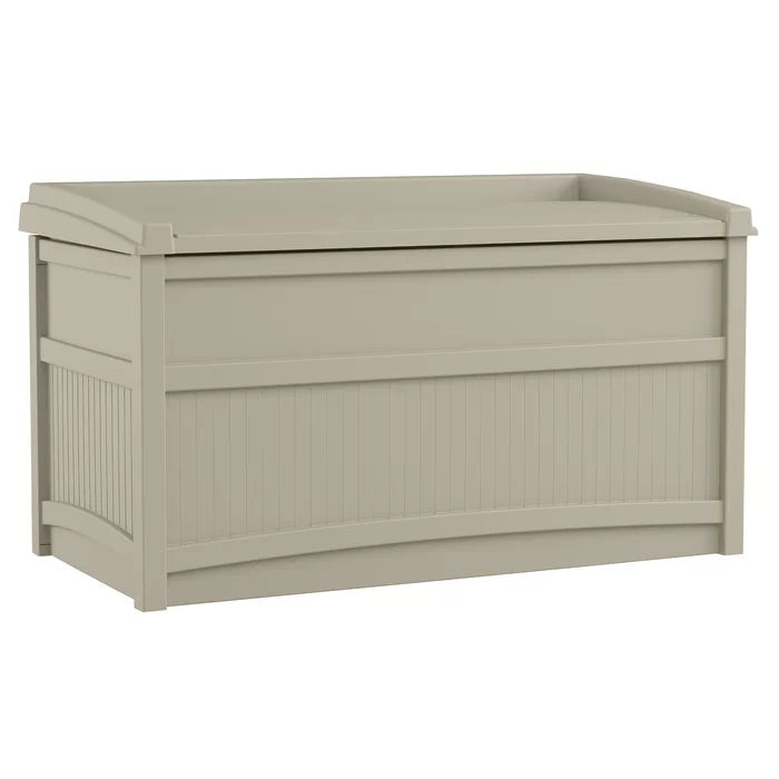 50 Gallons Gallon Water Resistant Resin Deck Box