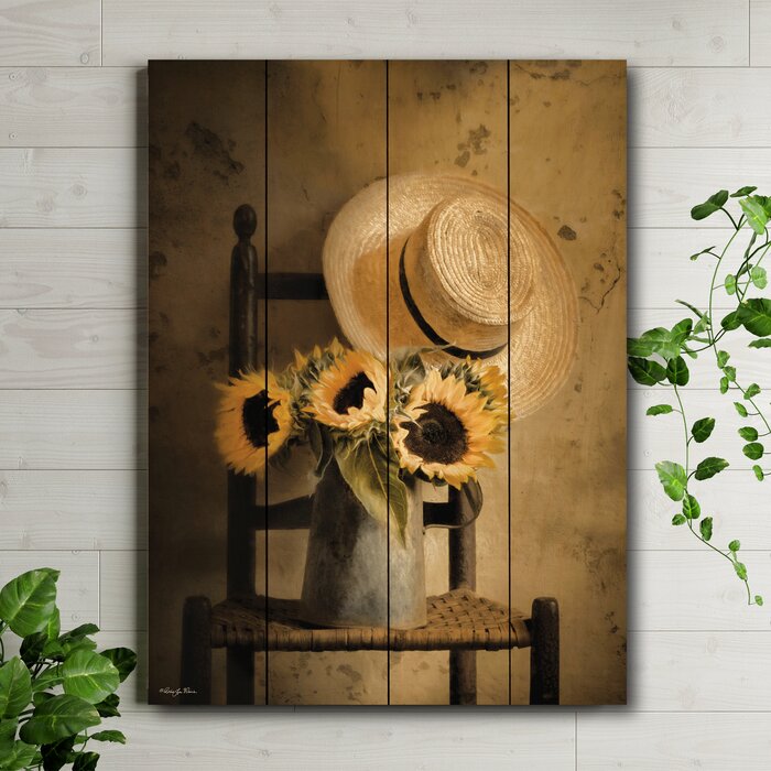 20" H x 16" W x 0.75" D Sunny Inside - Unframed Graphic Art on Wood