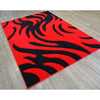Supranowitz Performance Black/Red Rug, 160 x 225
