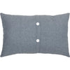 Blue Surikova Rectangular Cotton Pillow Cover and Insert, 14