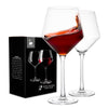 Swanfort Red Wine Glass Set 2,16 Oz Italian Style Wine Glass With Long Stem, Lead-free Crystal Burgundy Wine Glasses In Gift Box, Premium Clear Wine Glass For Home Bar, Kitchen, Restaurants (Set of 6) CYB630