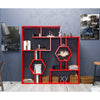 Swenson 52.7'' H x 52.7'' W Geometric Bookcase