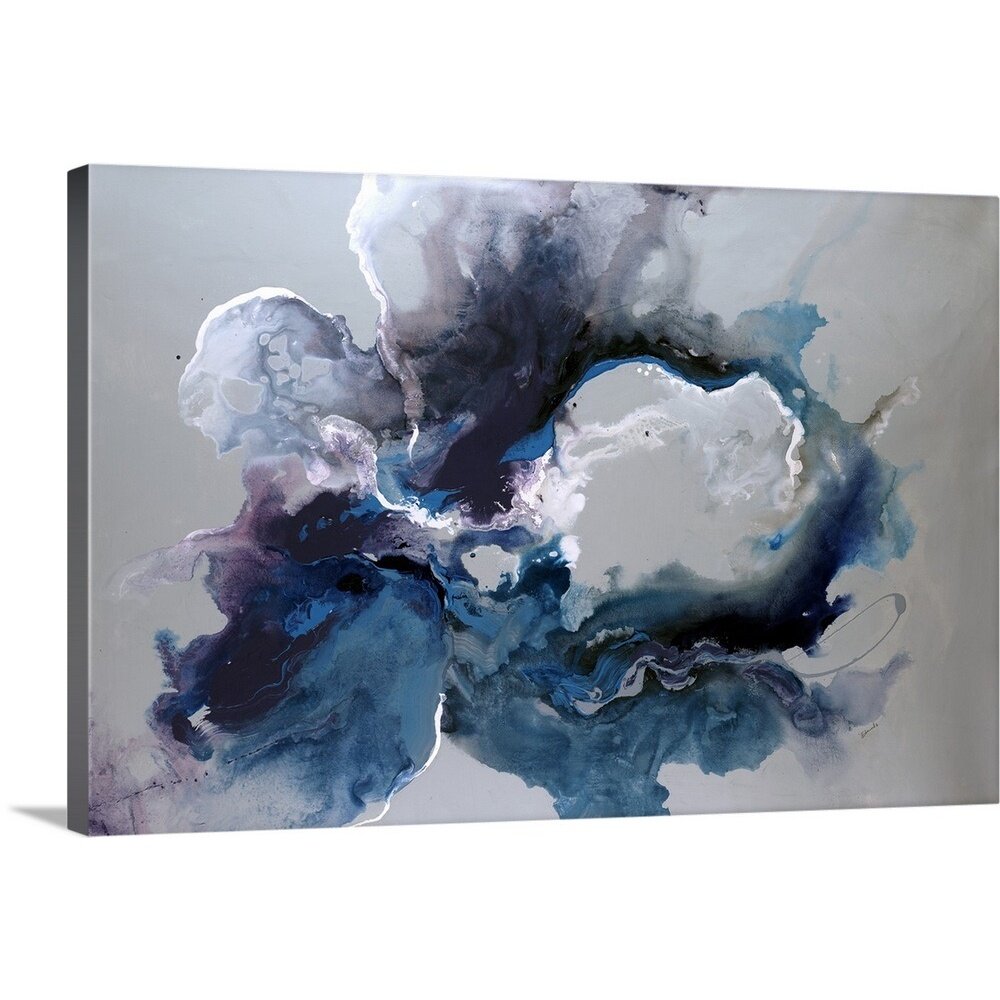 Blue/Purple/Gray Sydney Edmunds 'Cerulean waters' by Sydney Edmunds - Print ee1539