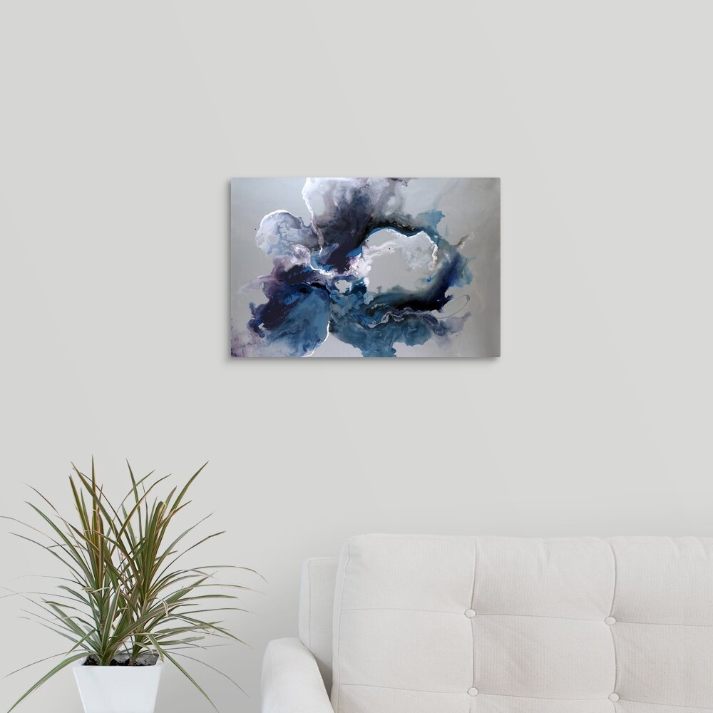 Blue/Purple/Gray Sydney Edmunds 'Cerulean waters' by Sydney Edmunds - Print ee1539