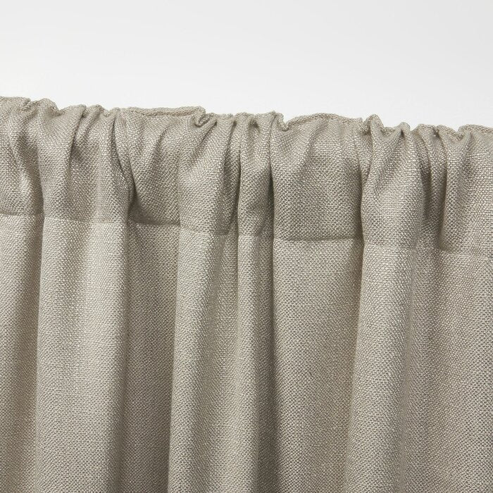 54" x 96" Synthetic Semi-Sheer Curtain Panel, (Set of 2)