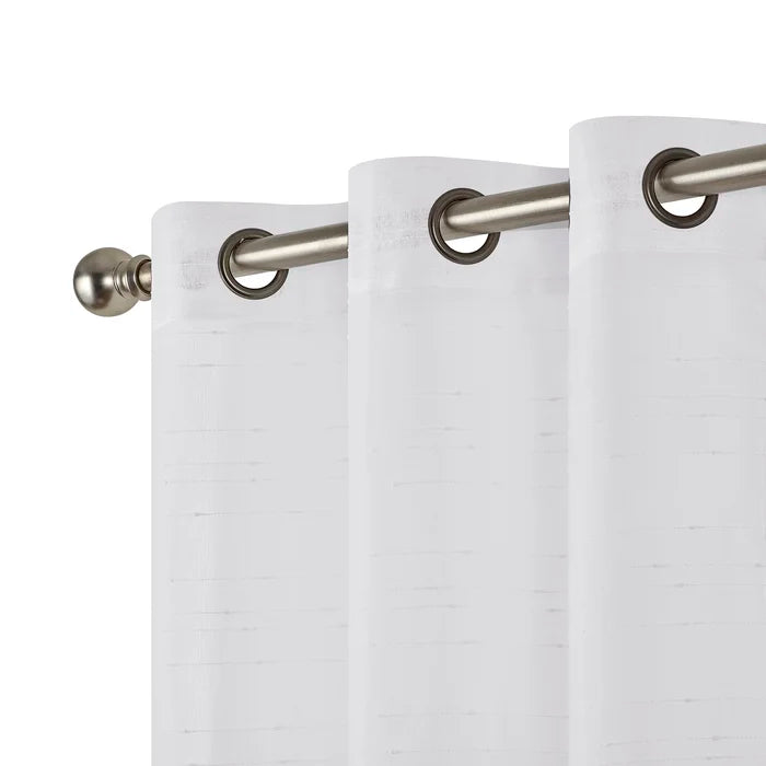 38" W x 84" L Synthetic Sheer Curtain Pair (Set of 2)