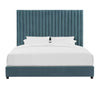 TOV Furniture Modern Arabelle Sea Blue Bed In King - TOV-B91 KBO222 (2 boxes)