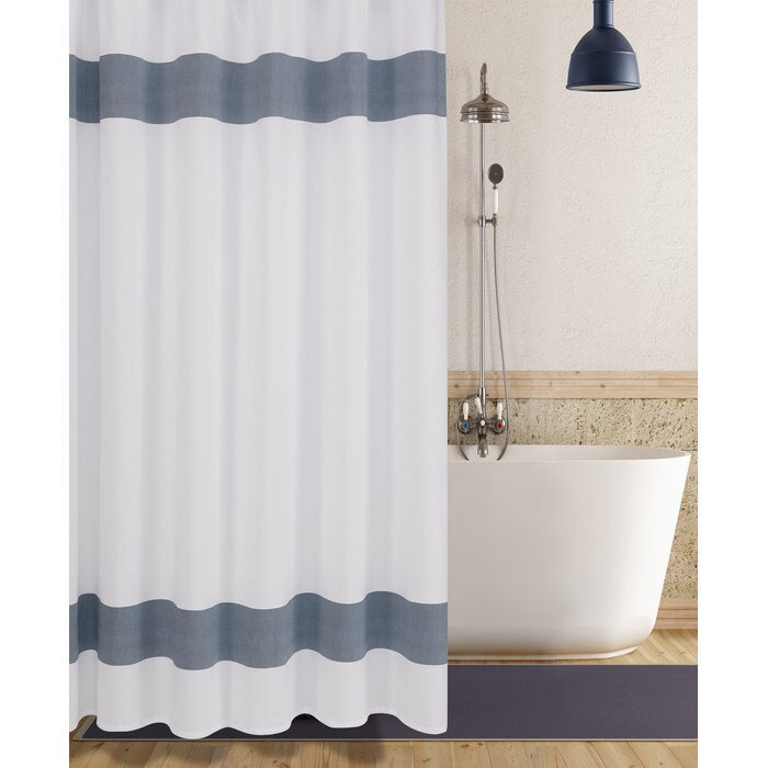 Betancourt Turkish Cotton Single Hooks Shower Curtain - TTR118