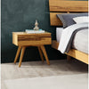Caramelized Lendella 1-Drawer Wood Nightstand - TTR137