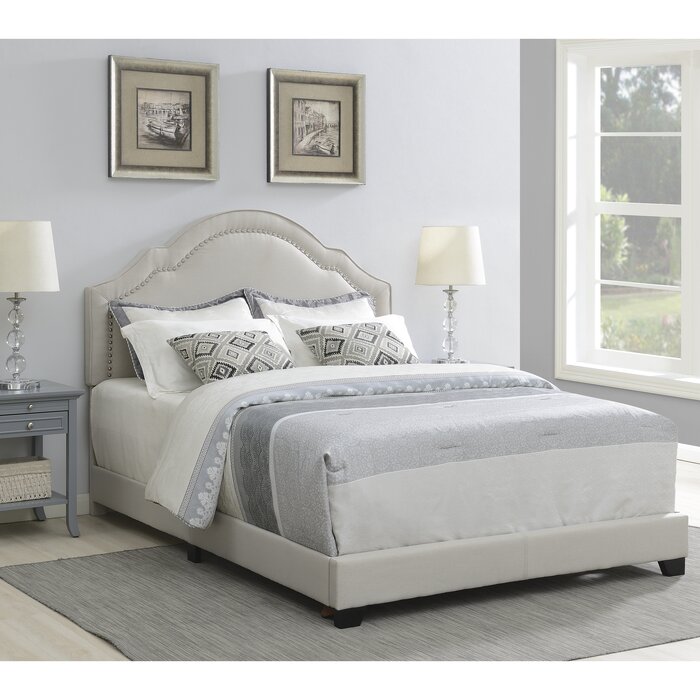 (Full) Cathey Upholstered Standard Bed - Gray TTR198