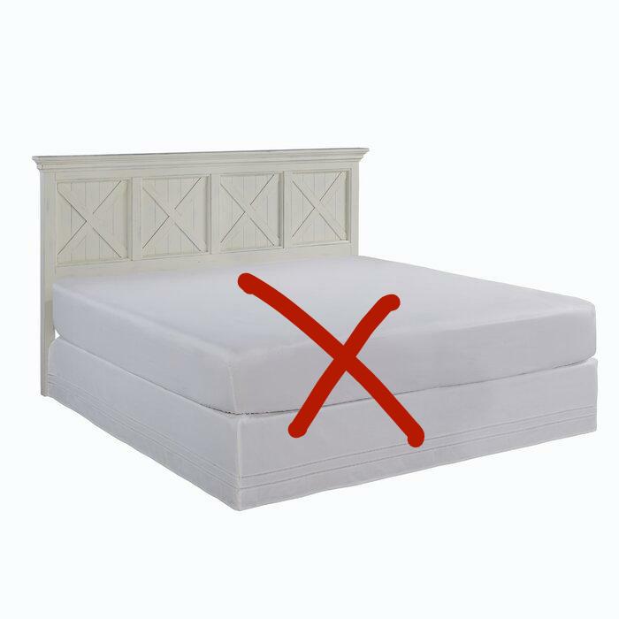 (King) Lizotte Panel Headboard - **Headboard ONLY** -Off White TTR204