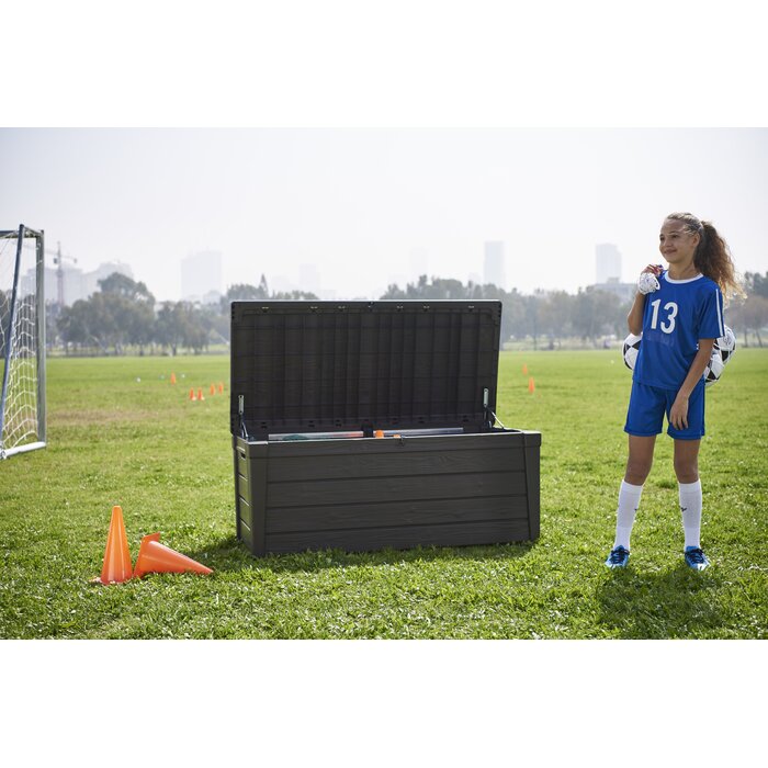Brightwood 120 Gallon Resin Deck Box - Anthracite Grey TTR209