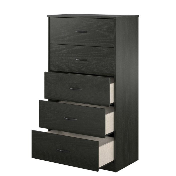 Black Oak Grantville 5 Drawer Chest - Black Oak TTR221
