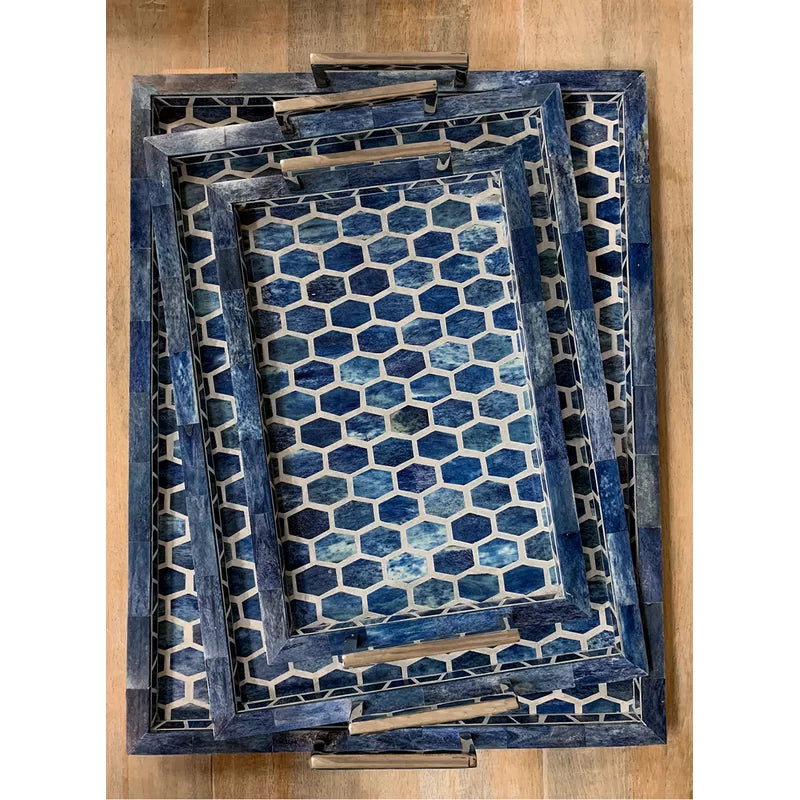 2.2" H x 18" W x 14" D Taliaferro Serving Tray