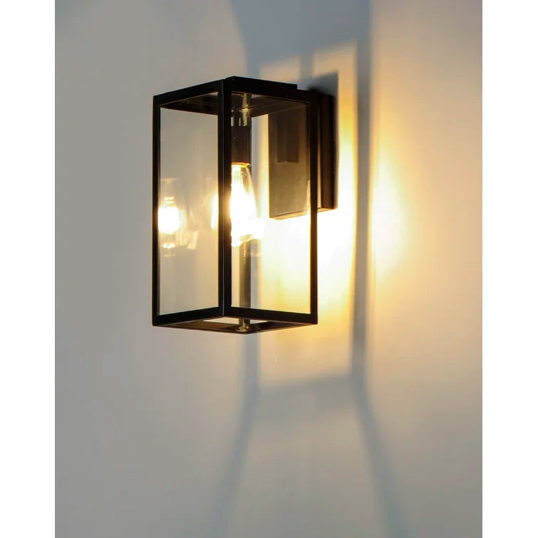 13" H x 7.5" W x 6" D Tangier Dark Bronze Outdoor Wall Lantern