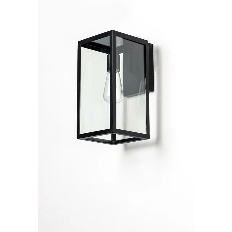 13" H x 7.5" W x 6" D Tangier Dark Bronze Outdoor Wall Lantern