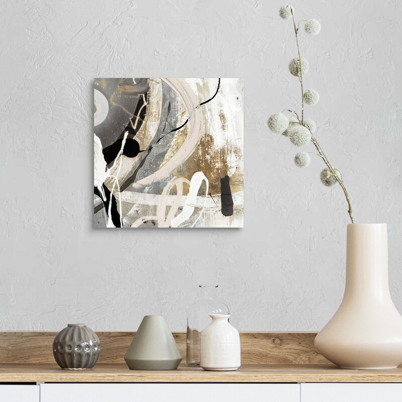 12" H x 12" W x 1.25" D Tangled III - Painting on Canvas