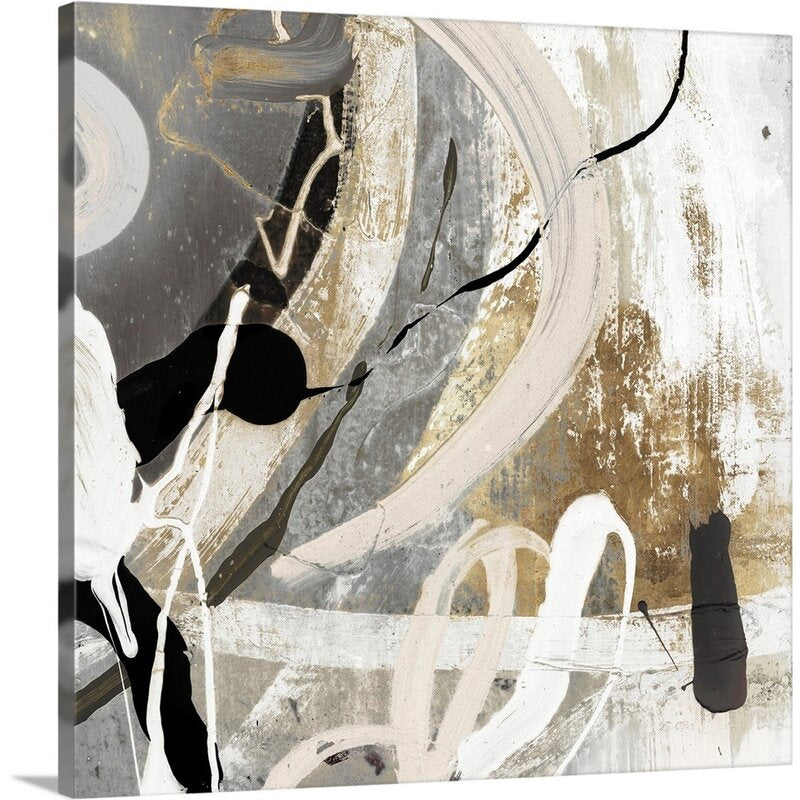 12" H x 12" W x 1.25" D Tangled III - Painting on Canvas