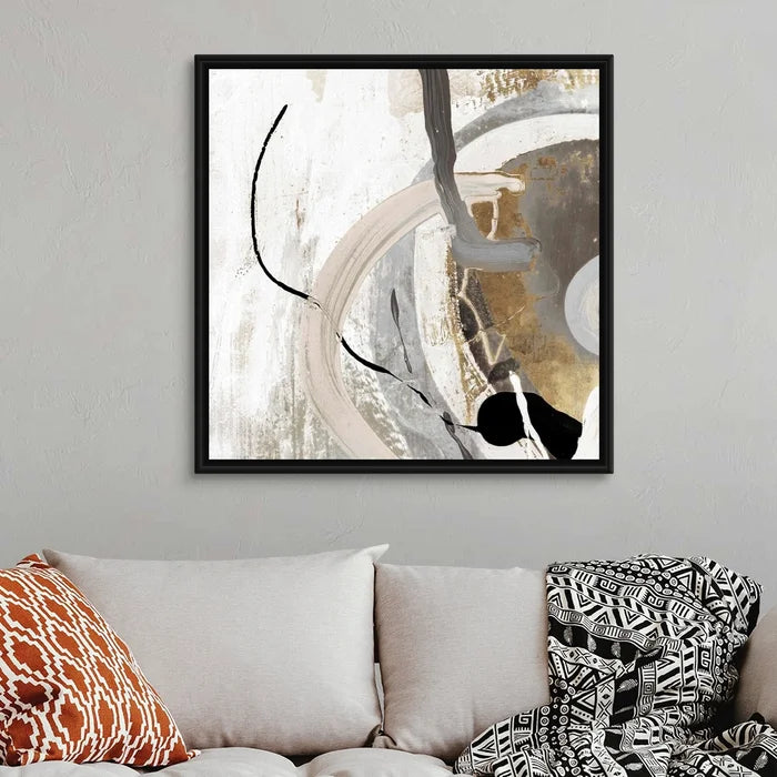 24" H x 24" W x 1.25" D Tangled II - Painting on Canvas