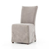 Tanisha Fabric Parsons Chair in Gray (Set of 2)