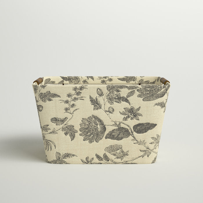 7.5" H x 13" W x 10" D Tapered Fabric Storage Bin, (Set of 6)