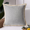 20 In x 20 In Gray Tappahannock Square Pillow Cover (Set of 2)