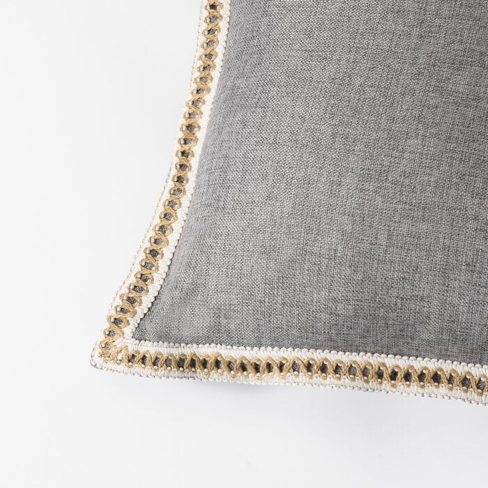 20 In x 20 In Gray Tappahannock Square Pillow Cover (Set of 2)