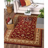 Belliere Oriental Burgundy/Taupe Area 6’7”x9’6”  Rug s rug184
