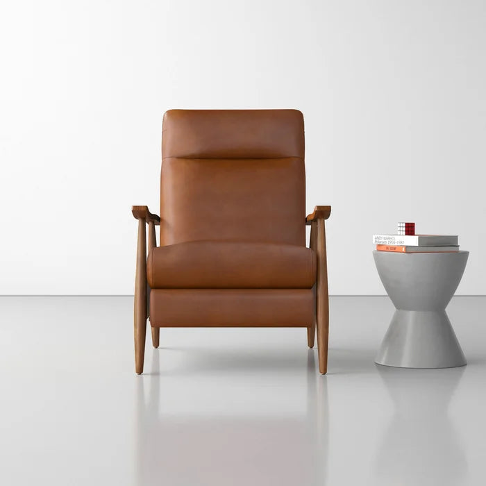 Teasley faux leather manual recliner top