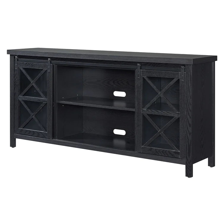 Black Grain Tenley TV Stand for TVs up to 78"