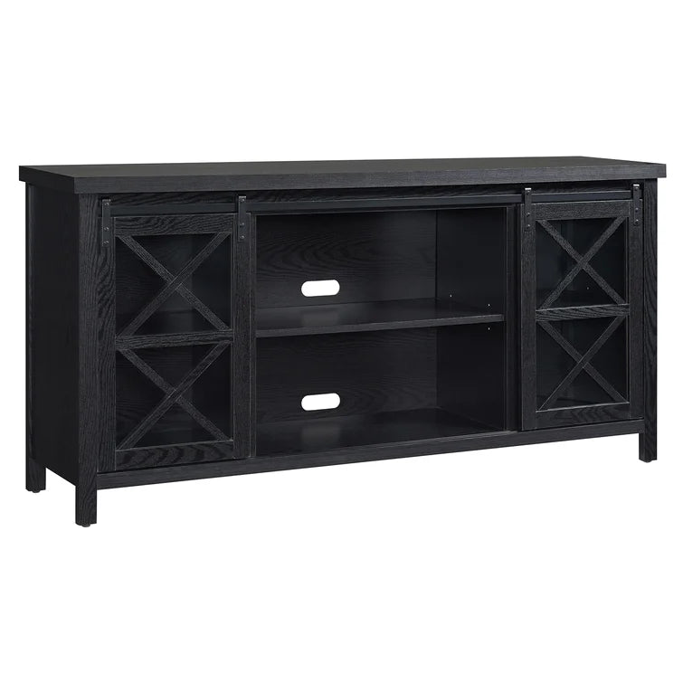 Black Grain Tenley TV Stand for TVs up to 78"