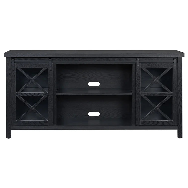 Black Grain Tenley TV Stand for TVs up to 78"
