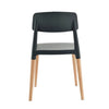 Black Tenny Stackable Dining Chair (Set of 2)