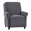 Textured Fitted Furniture Protector Slipcover - Recliner - Gray