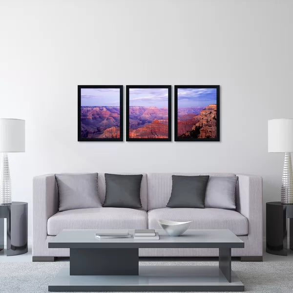 The Grand Canyon by David Evans - 3 Piece Photograph on Canvas