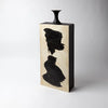 Thetis Black/Ivory 28.5'' Ceramic Floor Vase