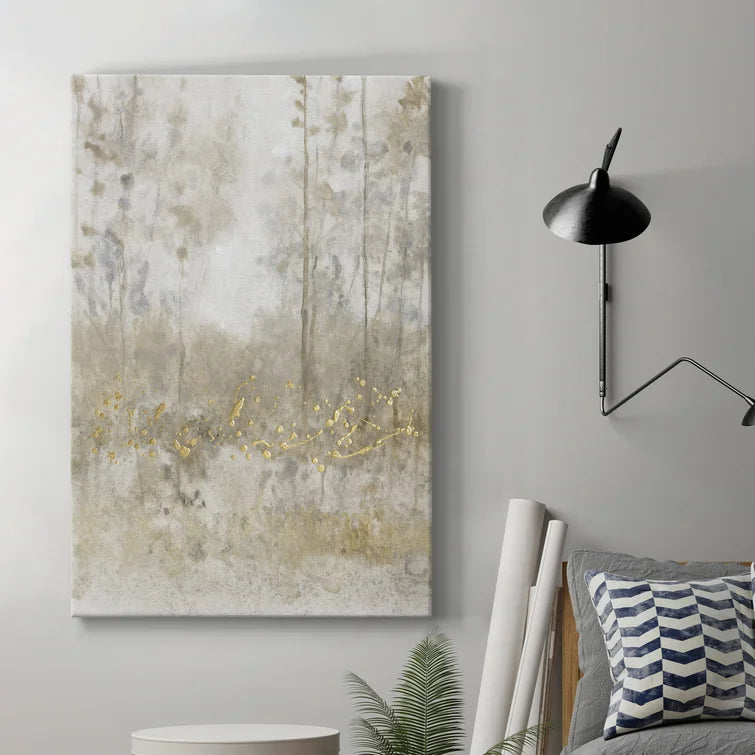 36" H x 24" W x 1" D Thicket Of Trees III - Wrapped Canvas Painting
