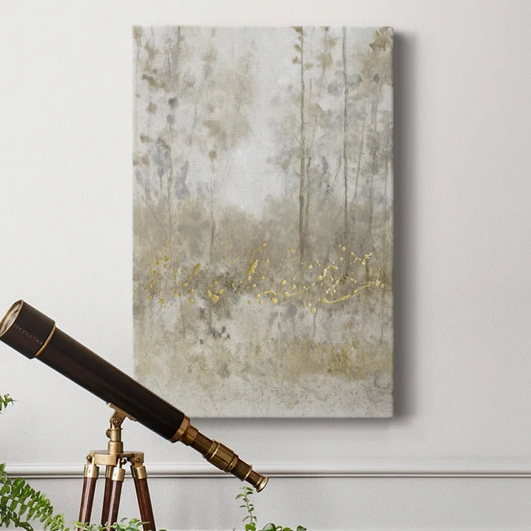 36" H x 24" W x 1" D Thicket Of Trees III - Wrapped Canvas Painting