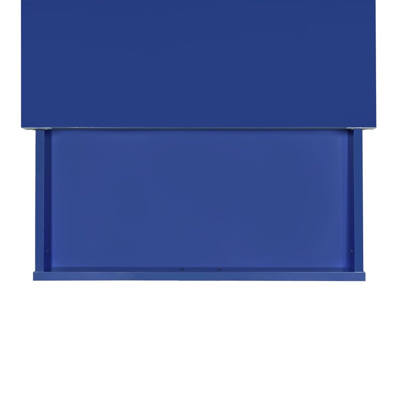 Blue Thor 27'' Tall 1 - Drawer Metal Nightstand