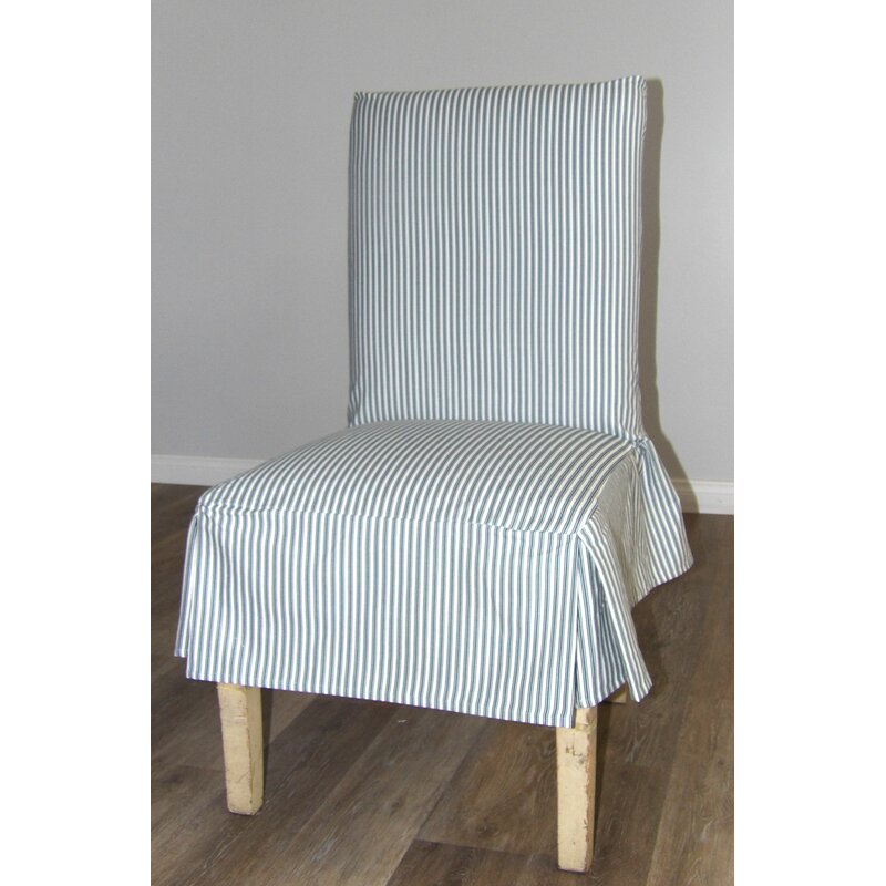 Ticking Stripe Dining Chair Slipcovers - Set of 4! - #TM23