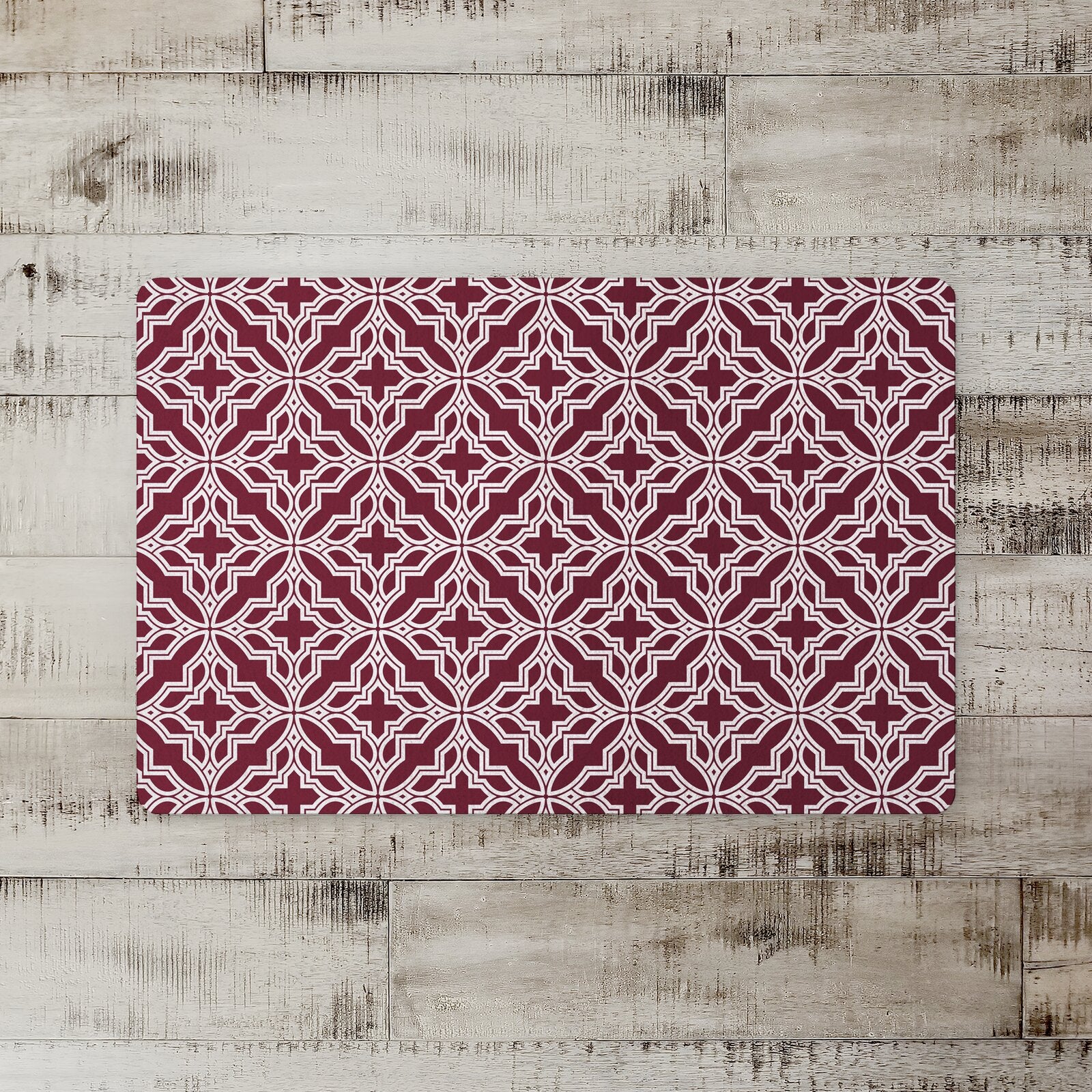 Berry Tieman Quatrefoil Kitchen Mat, LC324