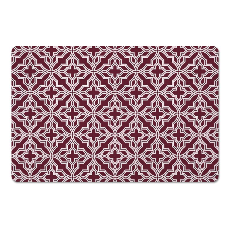 Berry Tieman Quatrefoil Kitchen Mat, LC324