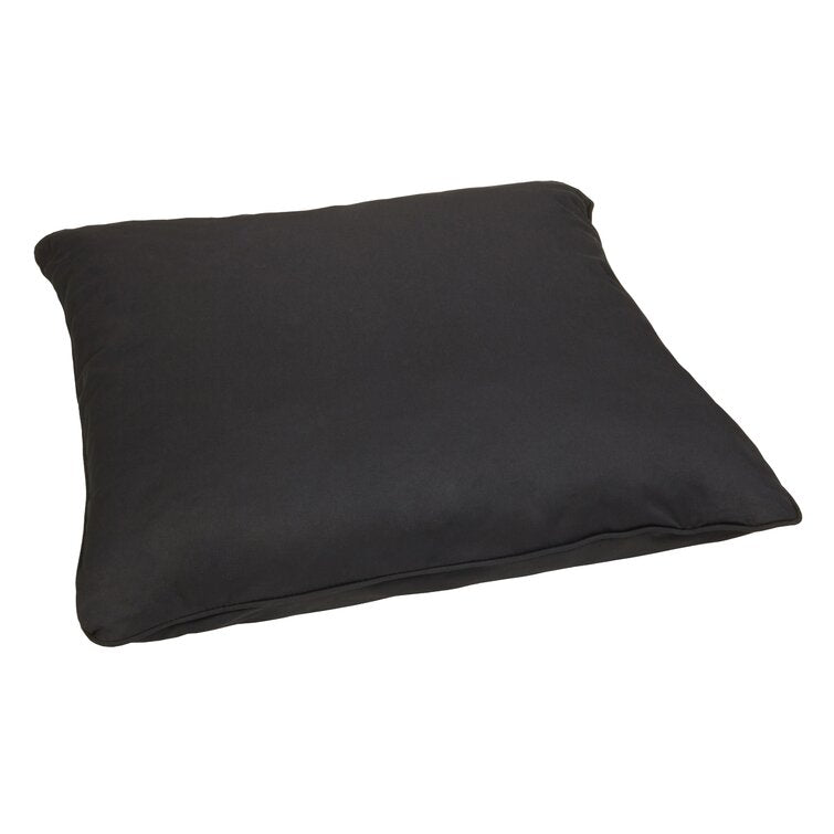 Black Topps Floor Pillow