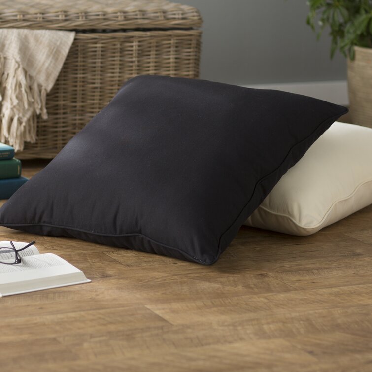 Black Topps Floor Pillow