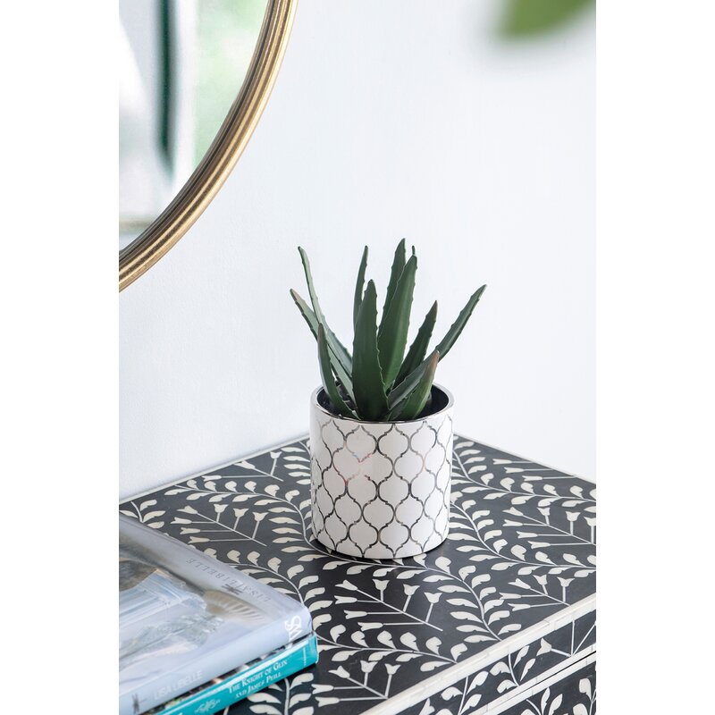 White Towe 100% Ceramic Pot Planter CL905